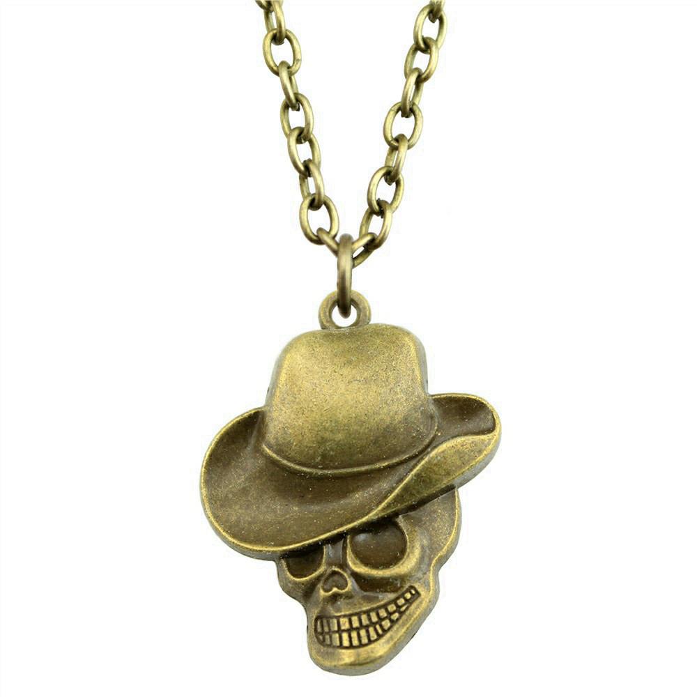 Eagles Gothic Pendant Necklace Gothic Steampunk Halloween Jewelry 45cm or 70cm Long Chain