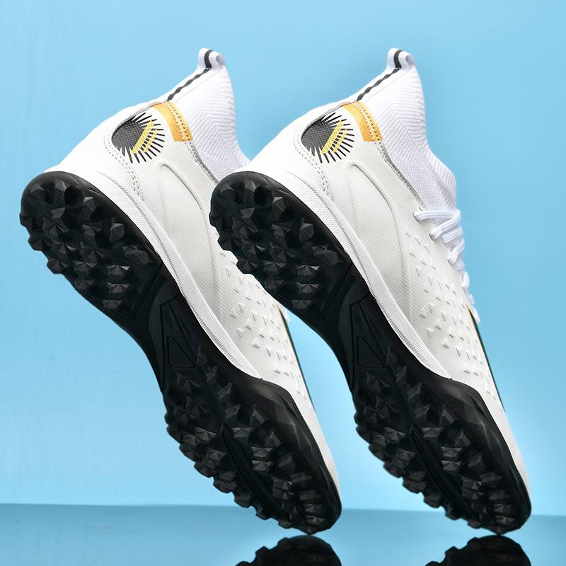 Foreign Trade Men's Football Shoes TF Short Nails Broken Nails Long Nails Large Size High Top Training Shoes Professional Sports Shoes Non-slip