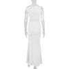European & American Mermaid One-Shoulder Waist-Draped Sleeveless Dress for Women 2026