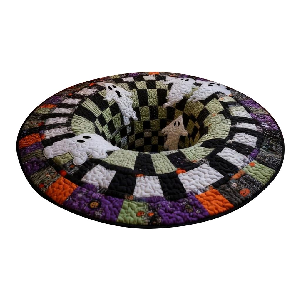 Halloween Rug Doormat Lattice Non Rug With An Optical Rug With An Eerie Depth Design