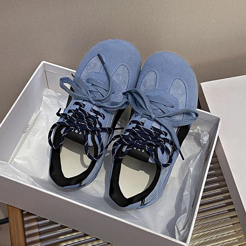 Women's Training Shoes  New Style Casual Shoes Fashionable and Versatile Soft-soled Running Shoes Platform Flats