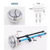 Upgrade Your Bathroom with a Dual Push Flushing Toilet Button Replacement for Tanks with a 48mm Thread Diameter