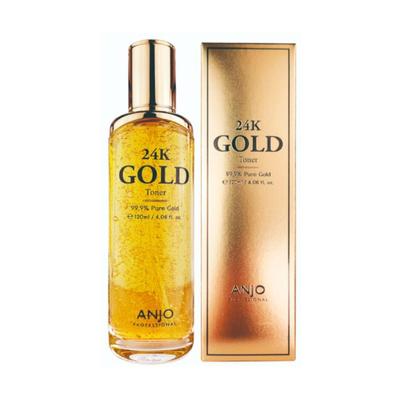 24K Gold Toner 120ml, Anti-Aging, Moisturizing, Korean Cosmetics, Kbeauty