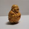Cliff Cypress Happy Laughing Buddha Hand-Carved Pendant