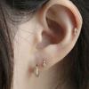 Youngglow 14k Antique Cross Cubic Piercing