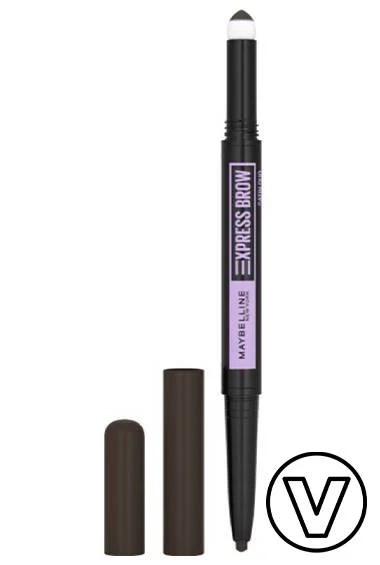 Maybelline Express Brow Satin Duo Matita per Sopracciglia 05 Nero Marrone