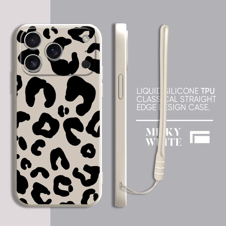 Phone Cover Case for Apple iPhone 17 Pro Max 12 Plus 16 11 XS XR 7 8 Air 15 13 Mini Leopard Art