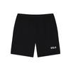 Fleece Solid Color Loose Casual Shorts Men Shorts Black F51M429601F-BK