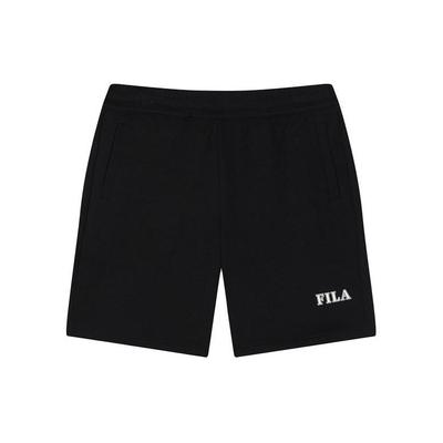 Fleece Solid Color Loose Casual Shorts Men Shorts Black F51M429601F-BK