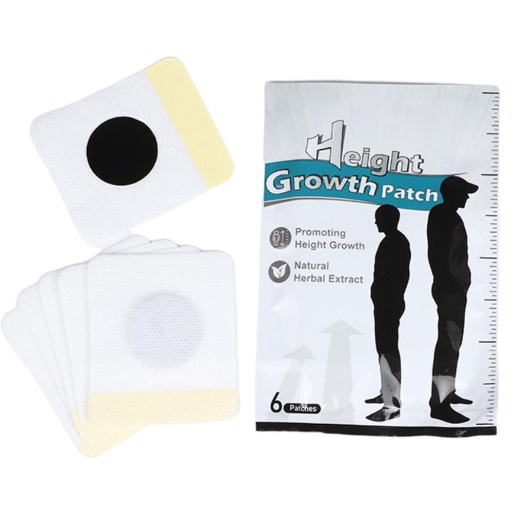 6PCS Foot Patch Body Height Enhancer Patch Foot Health Patch Sticker for Adults and Teenagers