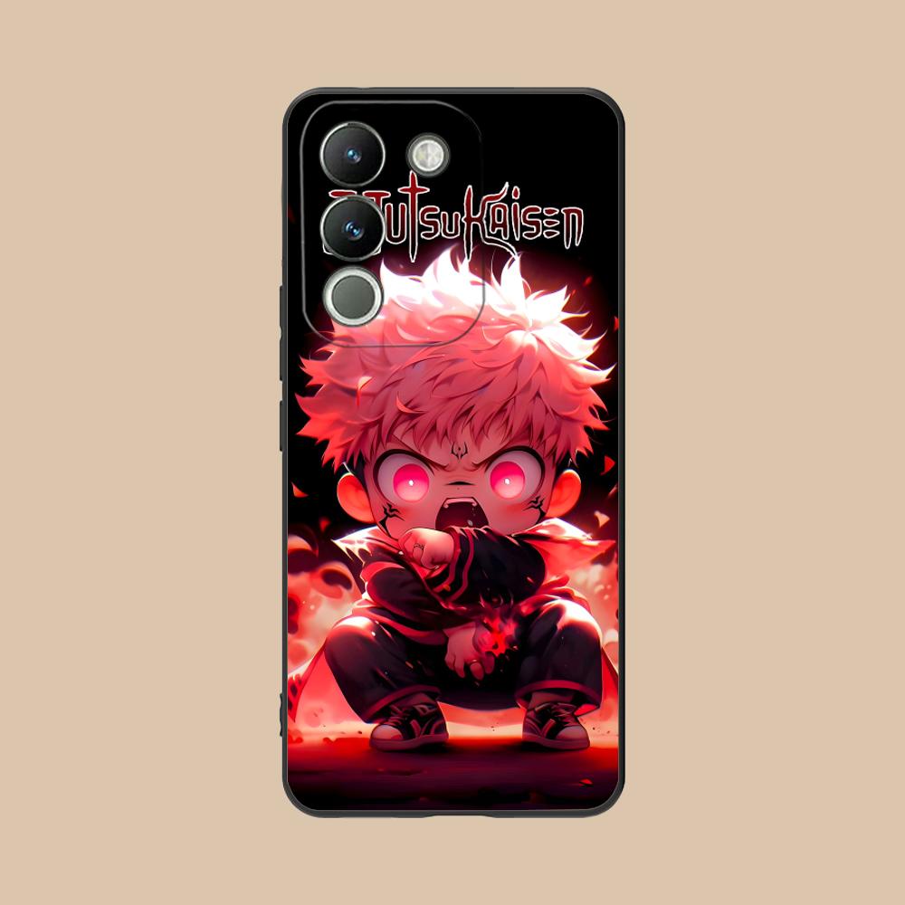 Jujutsu Kaisen Sukuna Mobile Phone Case for VIVO V60 V50 V40 V30 V29 V27 V25 V23 Pro Lite 5G Colorful Printing Cover Smartphone