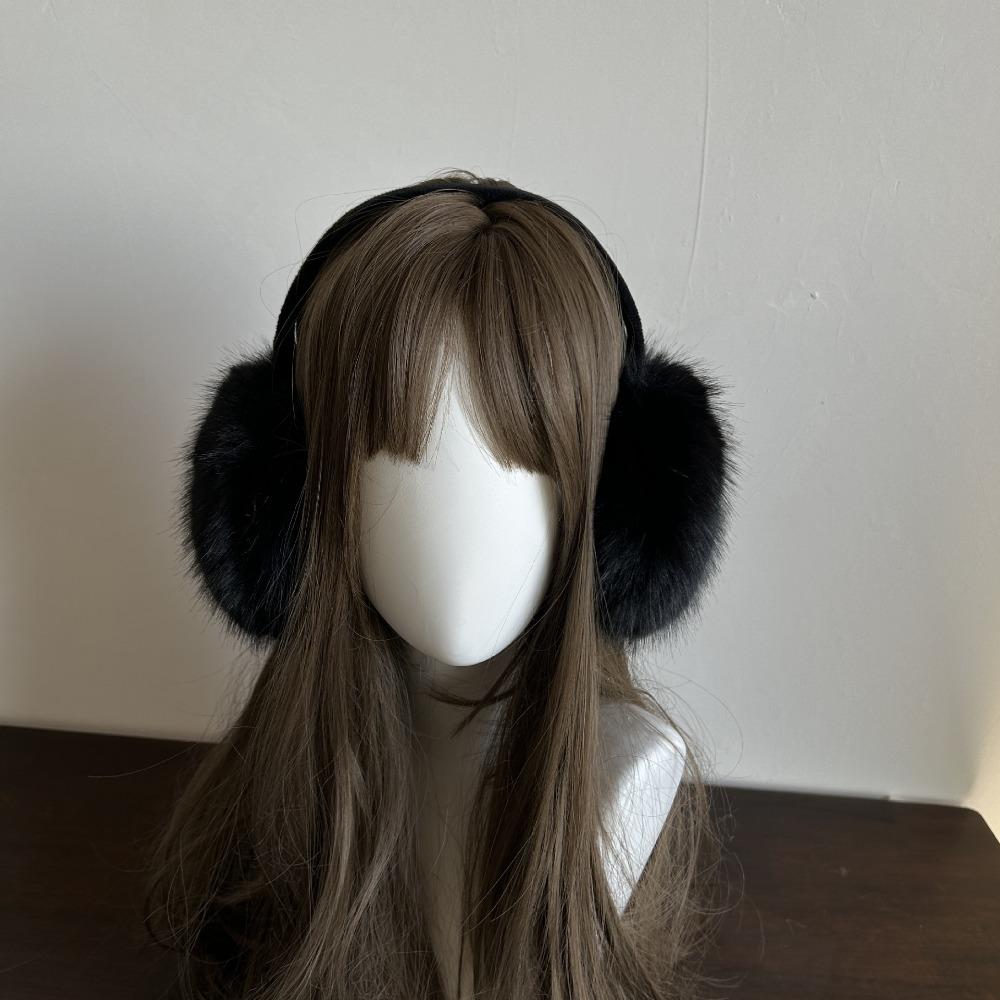 Leopard Imitation Fur Plush Earmuffs Y2k Ear Muffs Soft Ear Mask Winter