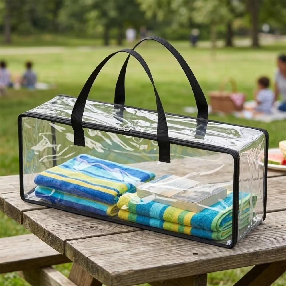 Matériau Imperméable Sac Organisateur Transparent Sac de Rangement Imperméable en PVC Transparent Pour Rangement de Vêtements