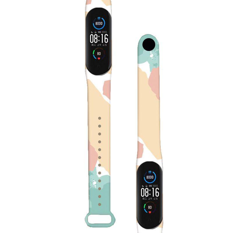 Replace Your Wristband With This Morandi Graffiti Strap For Xiaomi Mi Band 3/4/5/6