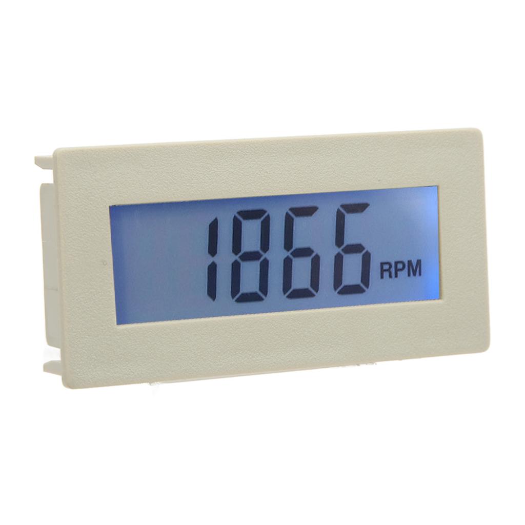 Motor Tachometer 10 To 9999 LCD Display Accurate Measurement RPM Tachometer with Hall Sensor DC8‑24V