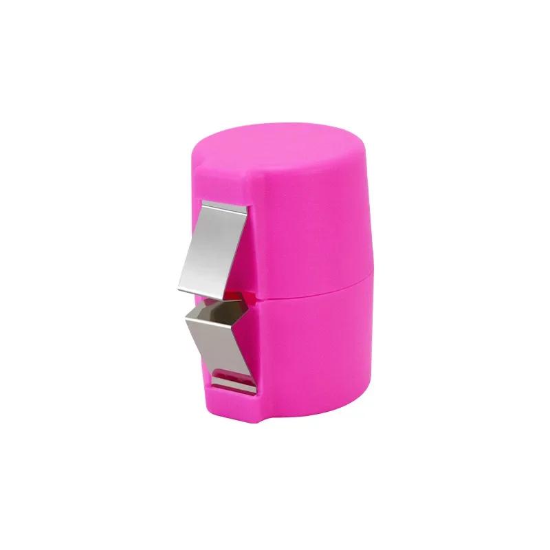 

Инструмент для разбивания яичной скорлупы из нержавеющей стали для выпечки, Сверхпрочная ручная яйцечистка с быстрым удалением скорлупы, Кухонный гаджет для приготовления пищи ярко-розовый