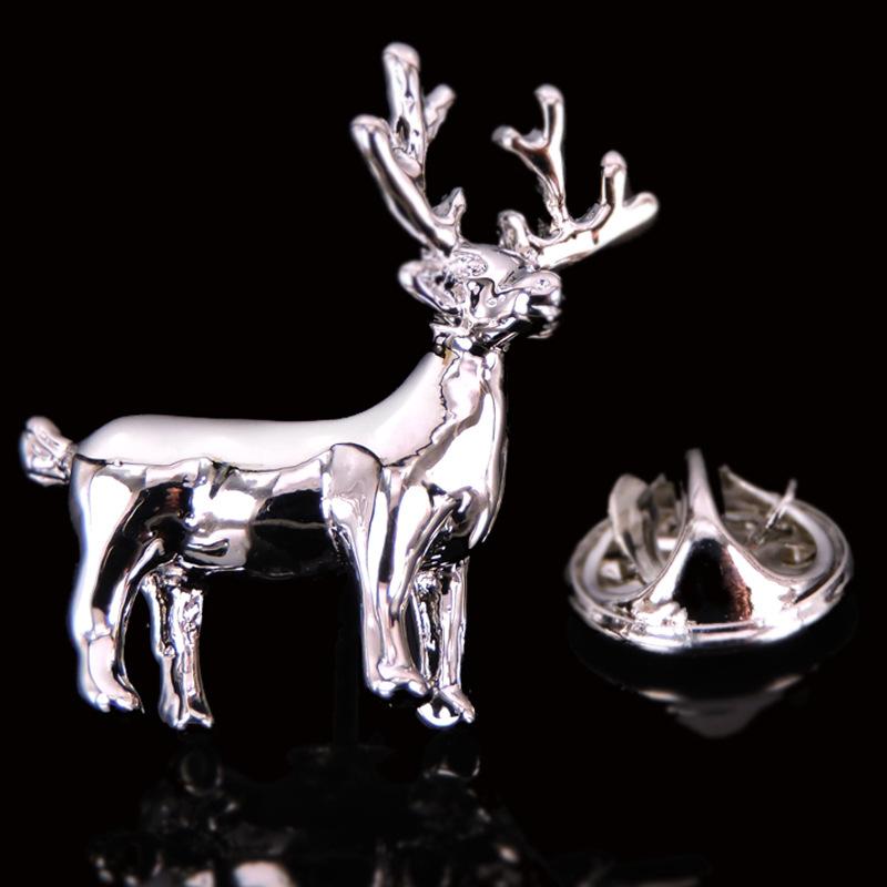 

Men s Advanced Chic Brooches Fish Knife Turtle Deer Pin Suit Shawl Lapel Pins Corsage Hat Shirt Collar Pin Party Daily Accessory