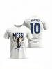 Lionel Messi Back View 10 Number Graphic T Shirt Unisex Vintage Streetwear Short Sleeve Tee Football Legend Casual Cotton Tshirt