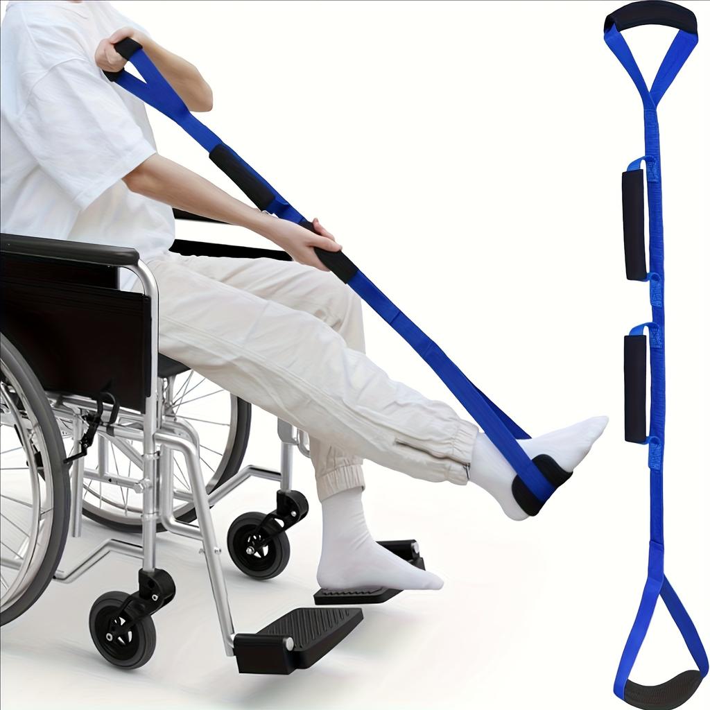 Leg Training Assistance Multi Use Leg Lifting Belt Nylon Elastic Leg Lift Strap Wear Resist Leg Train Strap Elderly Patients