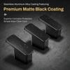 4 Pack Matte Black Towel Hook for Restroom Robe Coat Hook Heavy Duty Wall Hooks for Hanging Bag Hat Mudroom Bedroom Shower Closet Drill in Hanger
