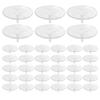 40Pcs Hydroponic Floating Flower Holder Transparent Plastic 50Mm Plant Fixation Insert Floating Floral Display Stand for Water