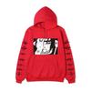 Naruto Uzumaki Anime Graphic Winter Thick Fleece Lined Warm Long Sleeve Hooded Sweatshirt Casual Loose Daily Outdoor Pullover Tops