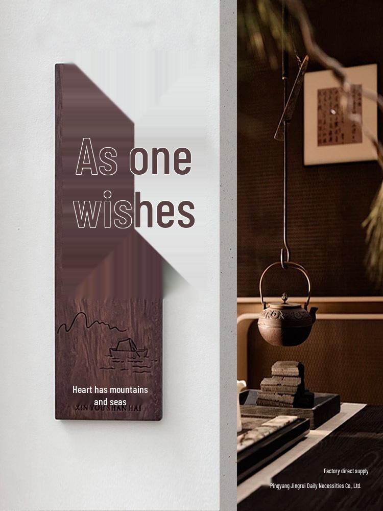 Individuelle chinesische Hängeschild aus Massivholz für Hotels, B&Bs, Teehäuser und Restaurants