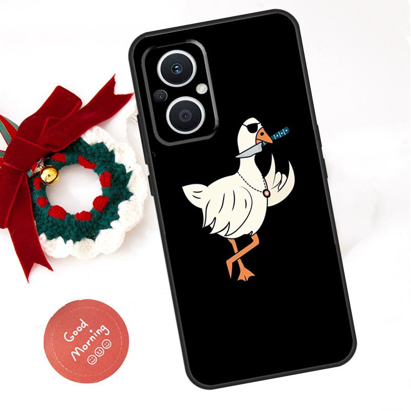 Cartoon Funny Goose Funda For OPPO Reno 14F 14 13 12 11 10 Pro 11F 12F 13F 7 8 Lite OPPO Find X8 X5 X9 Pro Case