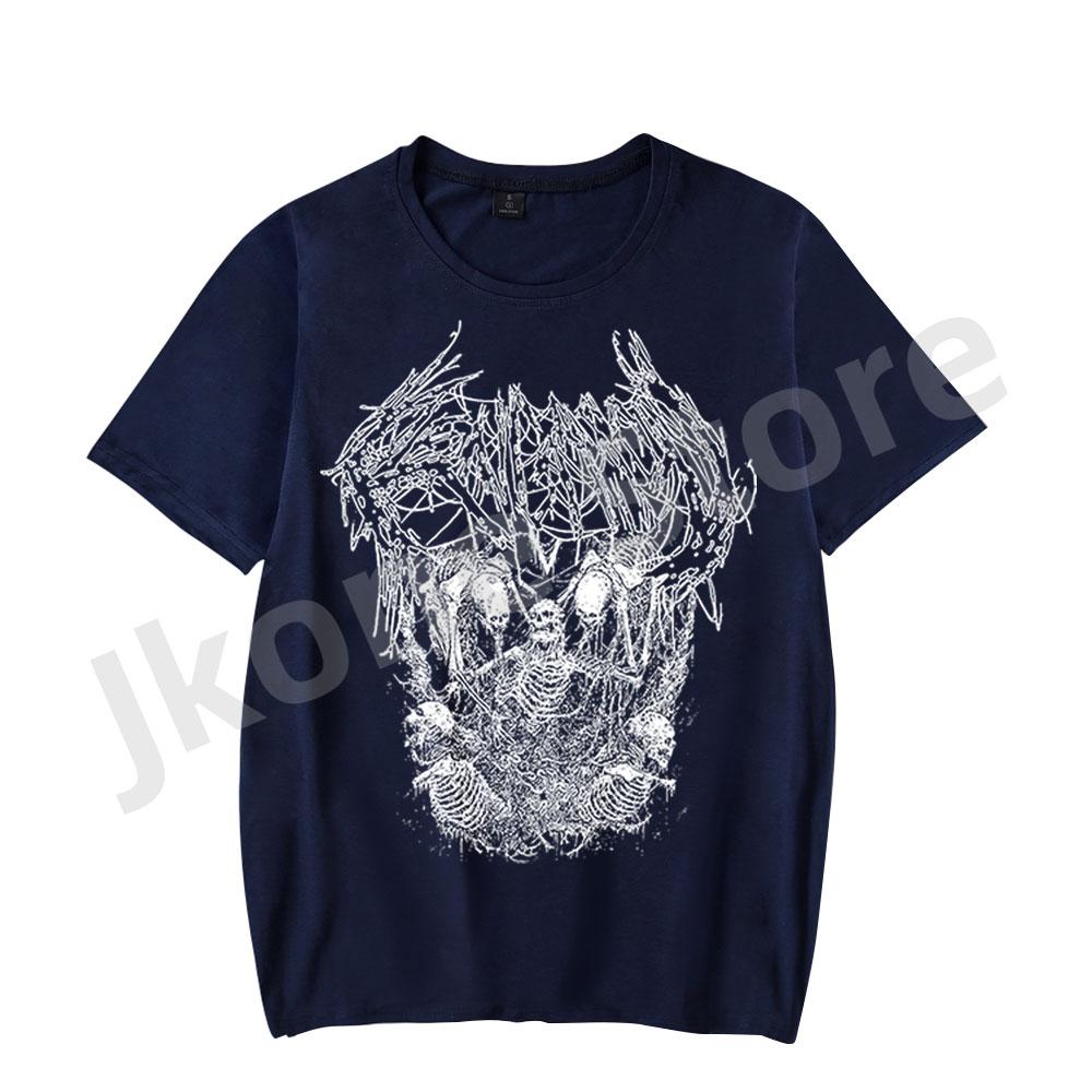 Ken Carson Death Mosh Tee A Great Chaos Album Merch Women Unisex Fashion Casual HipHop Short Sleeve Tshirts