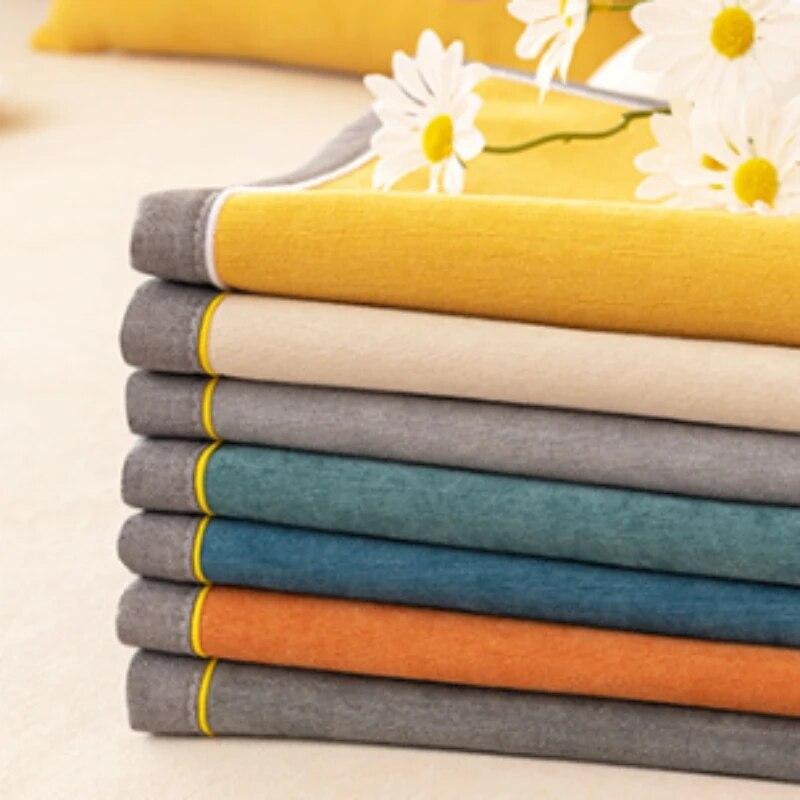 Solid Modern Minimalist Cute Mat Cushion Comfortable Non Slip Sofa Towel Versatile Breathable Living Room Decoration Sofa Towel