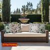 2D Floral Embroidered Pattern Decorative Pillow Covers Pattern Cushion Cover Suitable For Sofa Bedroom Car Pillow Cover