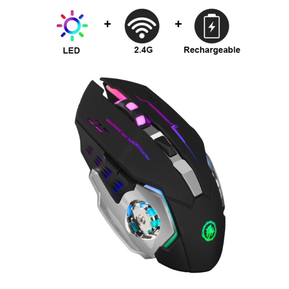 RYRA Profession Wireless/Wired Gaming Mouse 6 Buttons 3600 DPI Computer Mechanical E-Sports Backlight 2.4g USB Mouse For