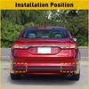 Rear Bumper Reflector Light Left+Right Side Red Fit For 2013-2018 Ford Fusion EV