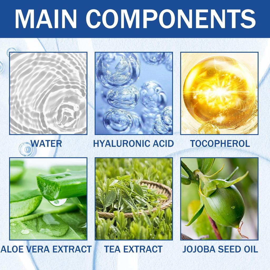 Jaysuing Hyaluronic Acid Serum Nourishes and firms skin Hydrates and moisturizes Improves skin condition For facial use 60ml