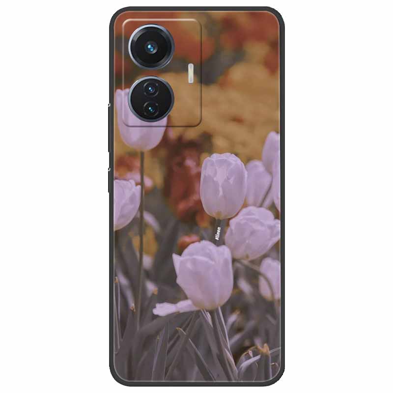 Christmas Case For Vivo T1 44W Soft Silicone Back Cover for Vivo T1 4G Snapdragon 680 Phone Case Cartoon V2153 VivoT1 4G Funda