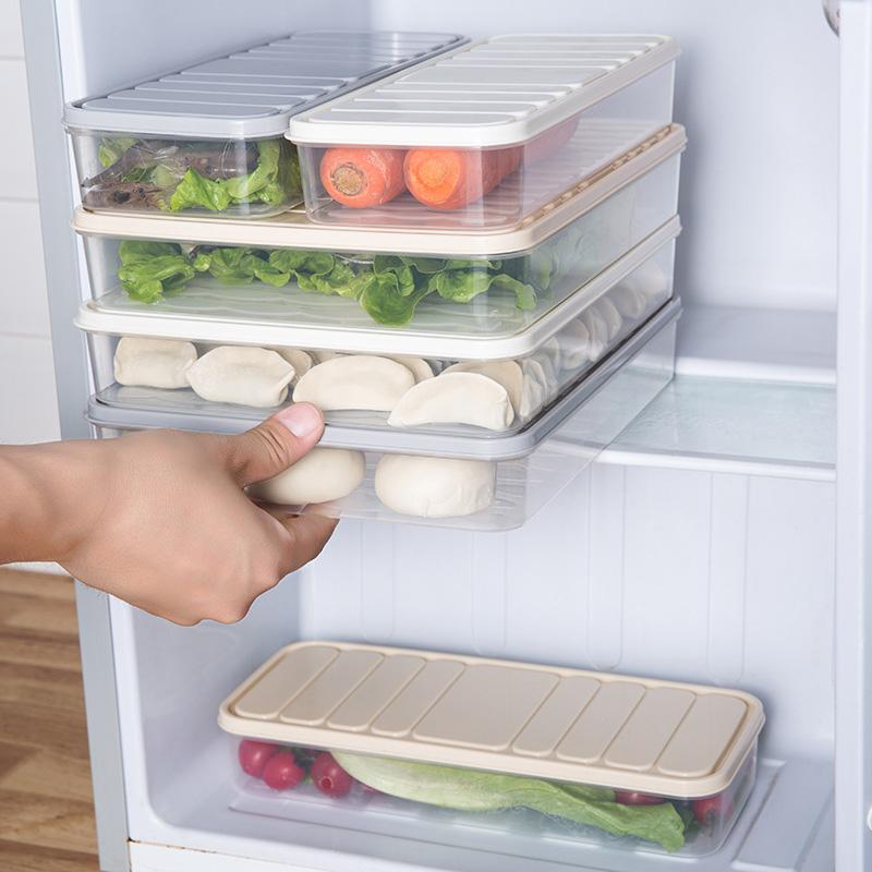 Refrigerator Food Storage Container Fresh Box Fridge Organizer Food Storage Box Freezer Container Kitchen Storage Organizer Box