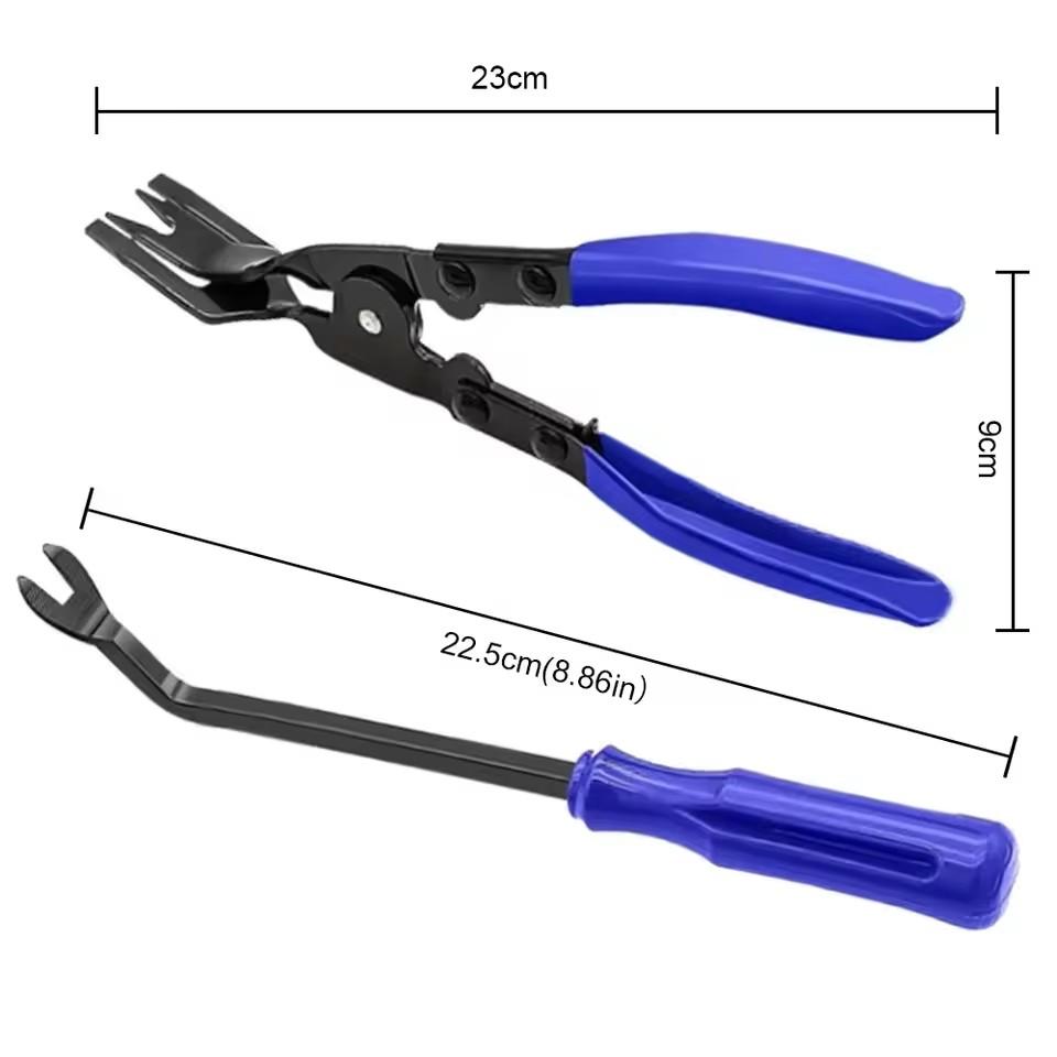 Car Clip Removal Pliers Tools Auto Body Panel Door Fastener Push Pin Trim Removal Tool Kit Automotive Pry Repair Tool Set