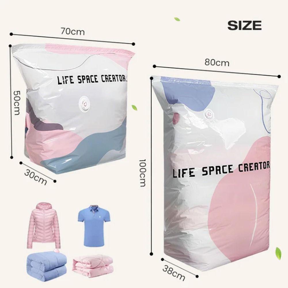Space Saving Vacuum Storage Bags Cube Compression Storage Compression Bag Wardrobe Organizer