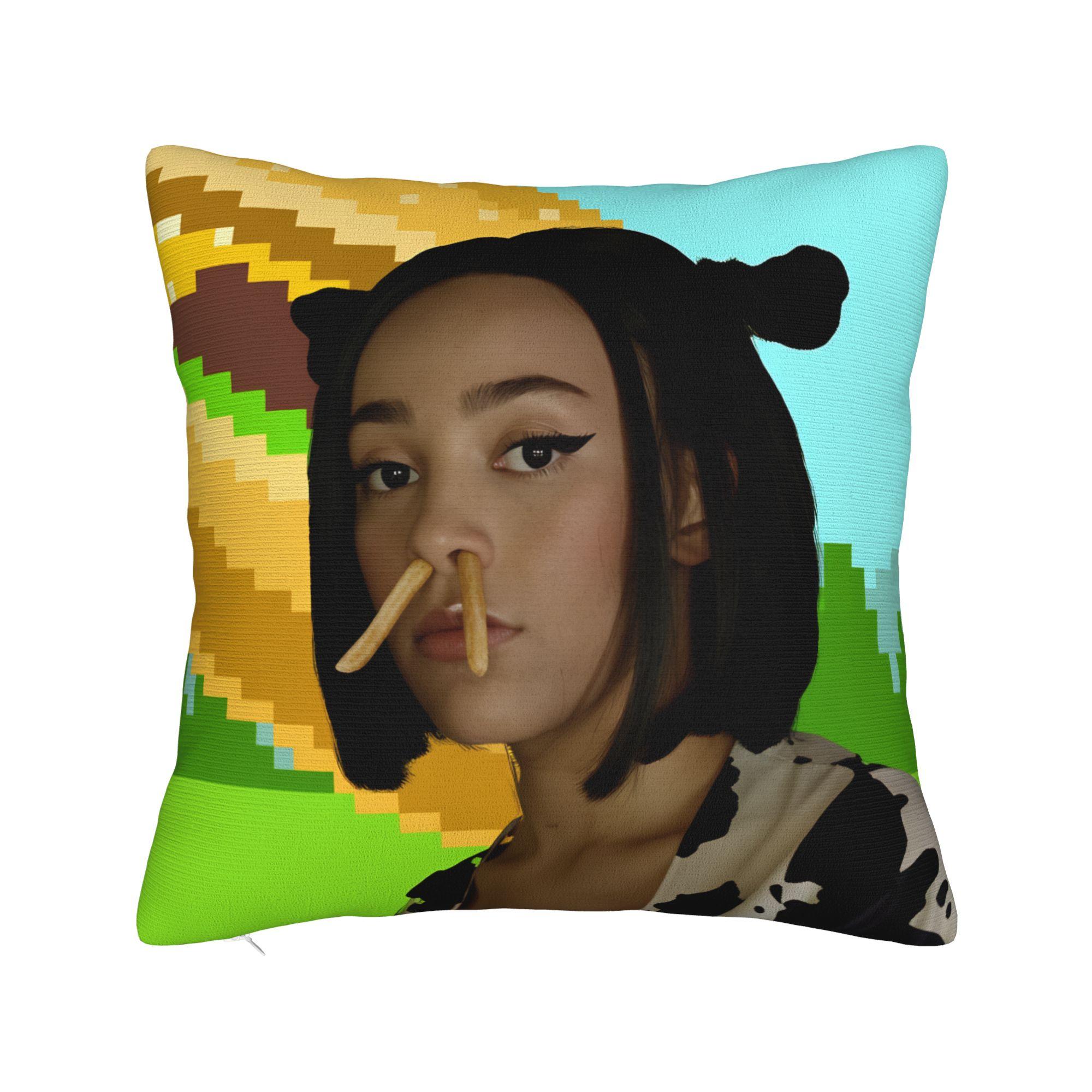 Funny D-doja Cat Pillow Case Comfy Pillow Cover Morden Pillowcases For Sofa Home Decoration 30cmx30cm