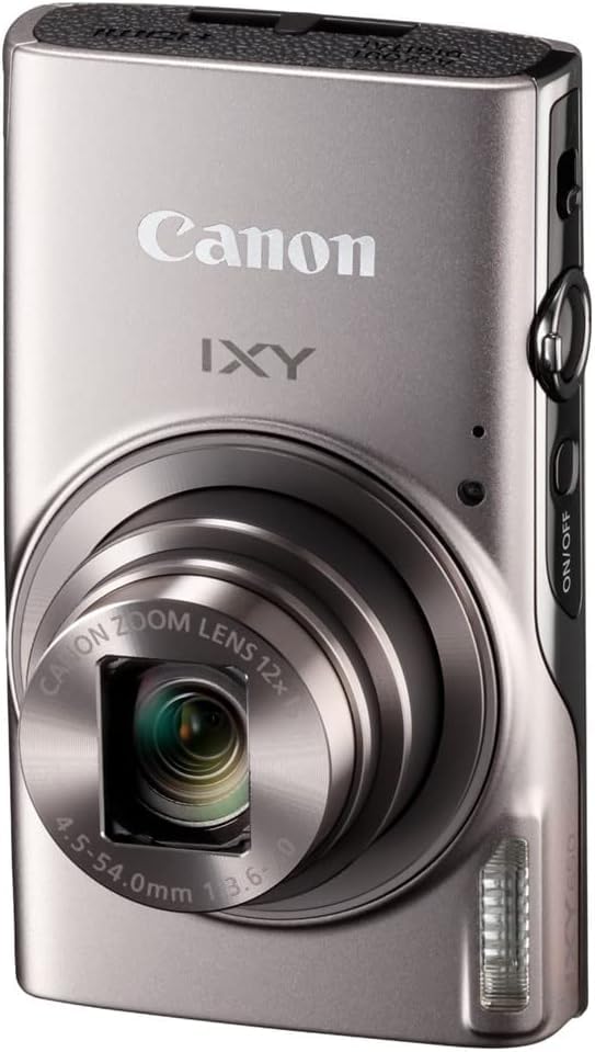 Canon Kompakte Digitalkamera IXY 650 Silber 12x Optisch Kompatibel IXY650SL Zoom/Wi-Fi