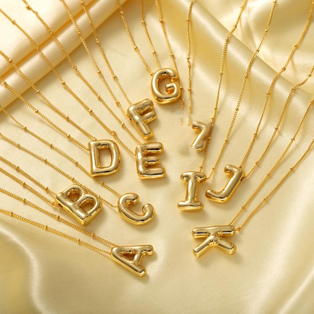 English Letter Necklace Cross Border Fashion 26 Letter Necklace