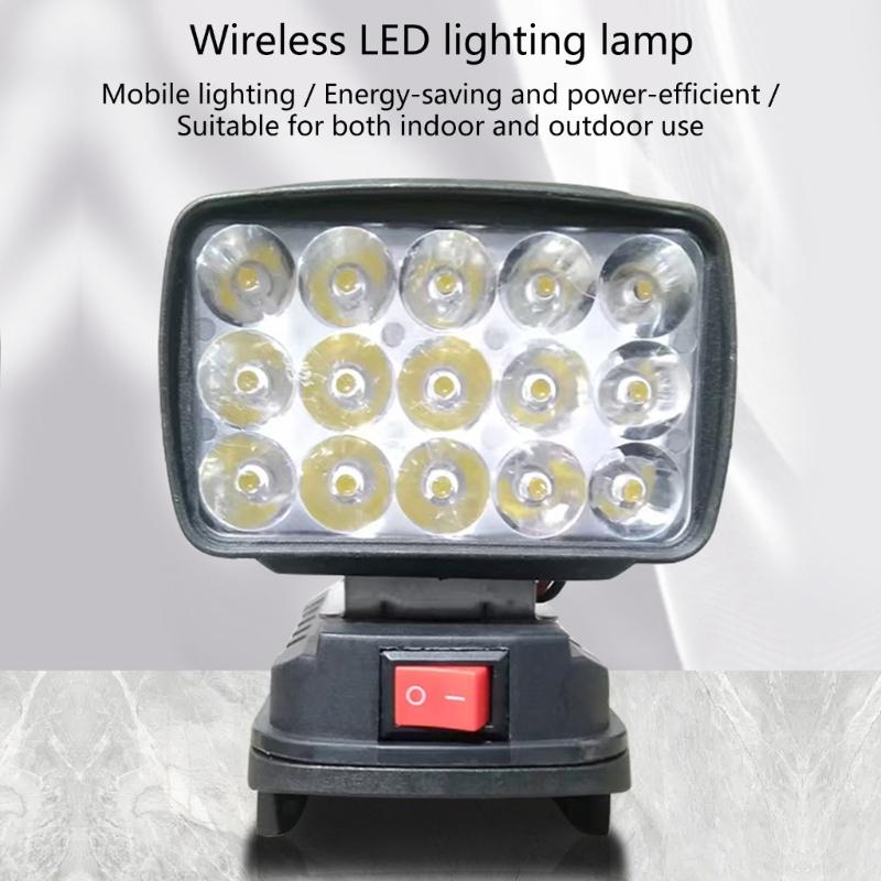 Energy Efficient LED Work Lamp With Stable Light Output To Minimize Power Consumption For Economical Tool Applications