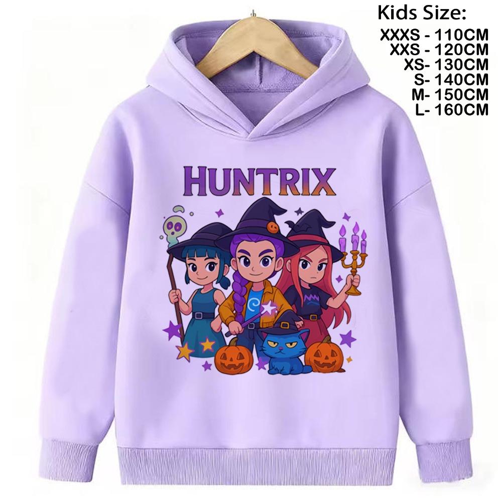Kpop Demon Hunter Derpy Tiger Hoodie Kids Clothes Princess Girls Clothing Fashion Boys Spring Autumn Sweatshirt Child Tops
