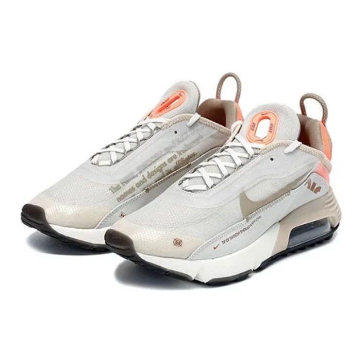Nike Air Max 2090 Comfortable Low-Top Training Running Shoes Men Sneaker Beige Orange DN4233-021