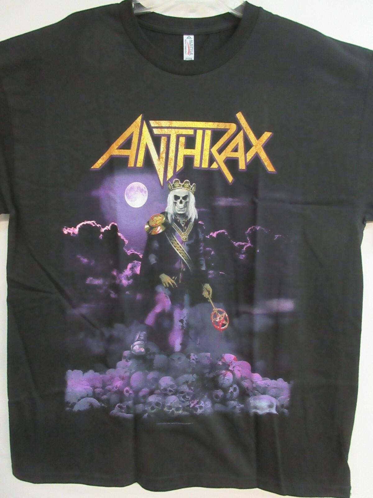 ANTHRAX OFFICIAL MERCH 2017 LICENSE BAND CONCERT MUSIC T- EXTRA LARGE Unisex T-Shirt XXXXL
