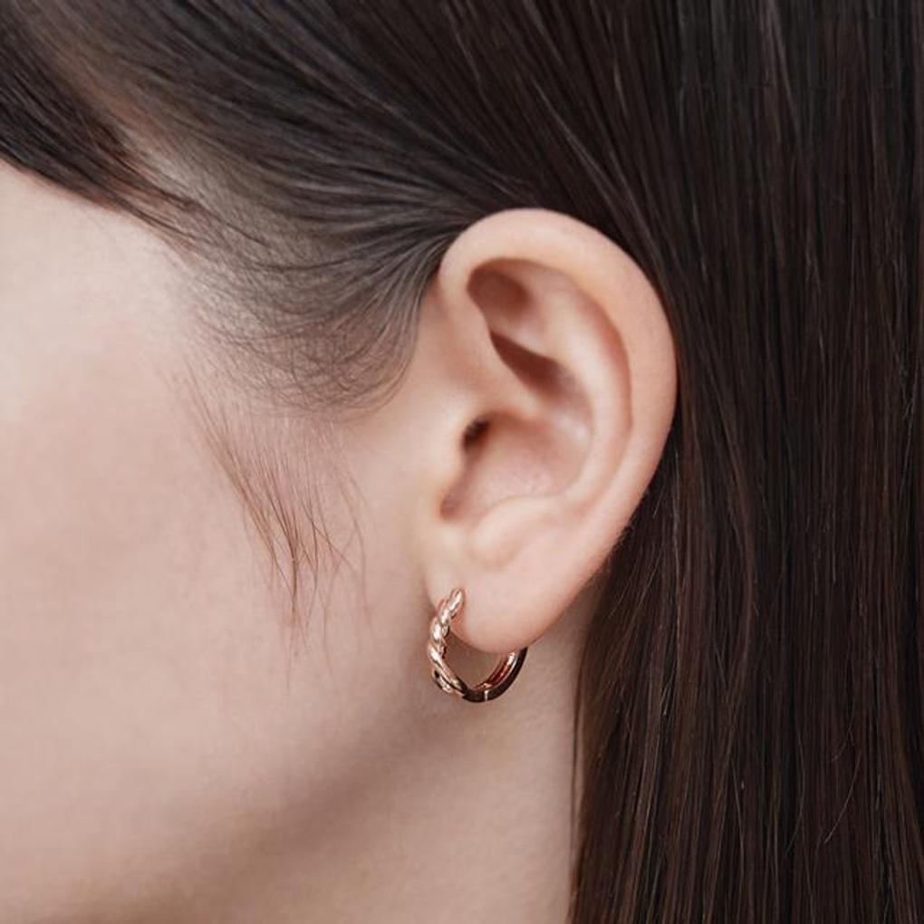 14K Ella Twist Earrings (gold Filled) ELGPEE513