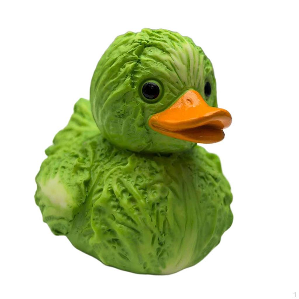 Entenfigur Skulptur Niedliche Dekoration Heimdeko Harz Ornament Statue für Schlafzimmer Veranda