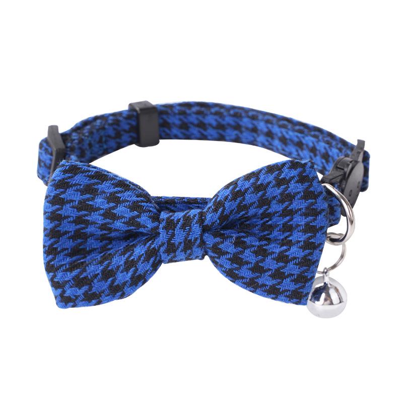 Pet Safety Bowknot Collar with Bell and Anti-Choke Buckle for Cats and Puppies