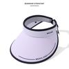 New Sunscreen Hat Summer UV Protection Large Brim Sun Hat Headband Empty Top Hat Sun Hat Face Cover Versatile