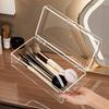Acrylic Makeup Organizer | Dustproof, Portable, No Electricity Needed, Suitable for Lipsticks, Eyeshadows, Brushes, Visible Compartments